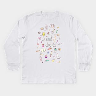 Send Doods Kids Long Sleeve T-Shirt